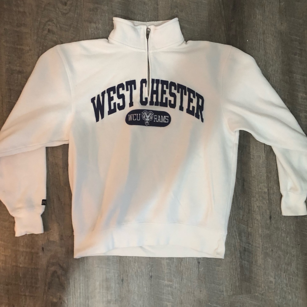 West Chester University of Pennsylvania partial zip up sweatshirt